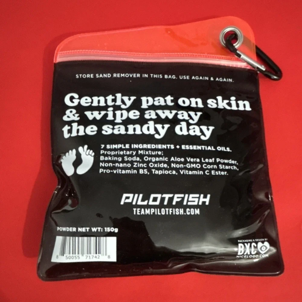 Pilotfish Beach Day Sand Remover Coconut Scent 150g Lot of 2 New Sealed